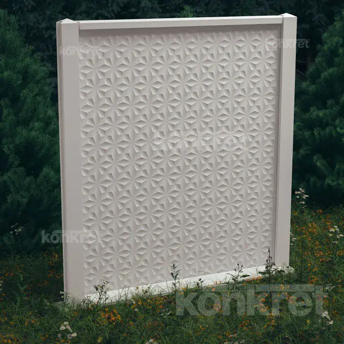 Betonový plot Flower (KM200)