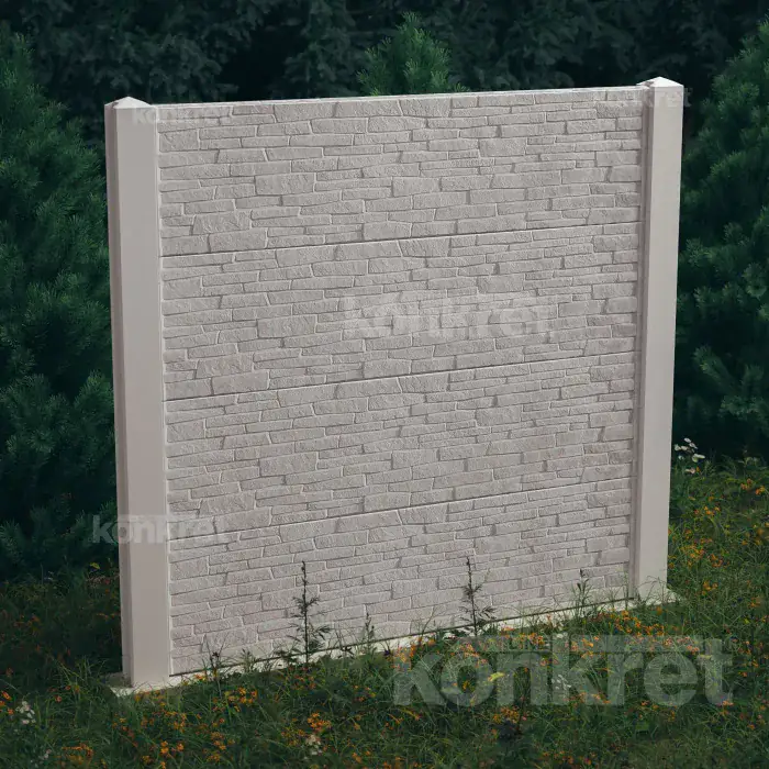 Betonový plot Stacked Stone (KT300)